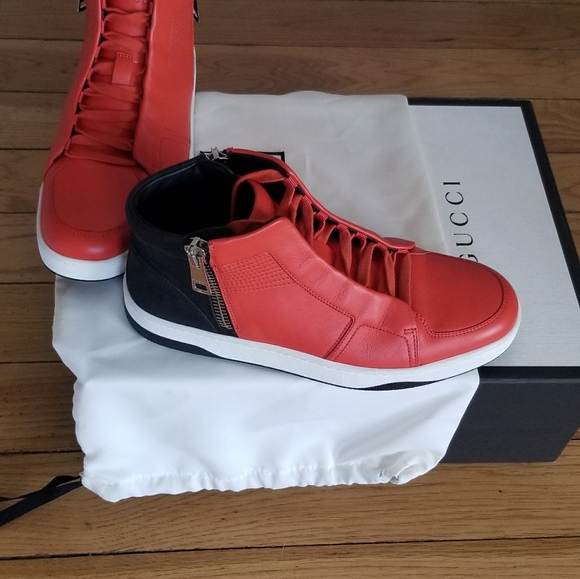 New In Box Gucci High Tops - Picture 3 of 16